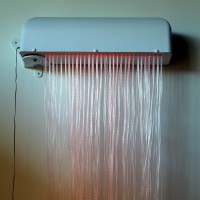 Calming LED Fiber Optic Wall Cascade